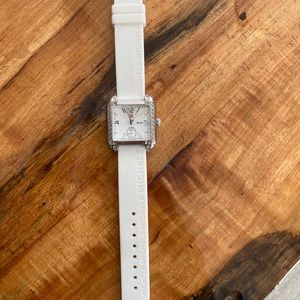 Michele Diamond Deco watch